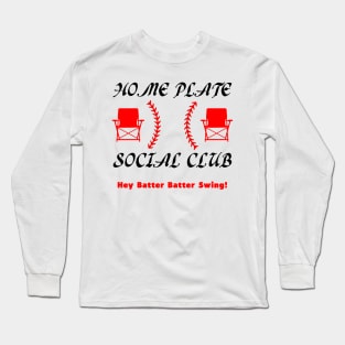 Home Plate Social Club Pitches Be Crazy Baseball Mom Womens Long Sleeve T-Shirt